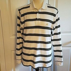 BROOKS BROTHERS STRIPED RUGBY